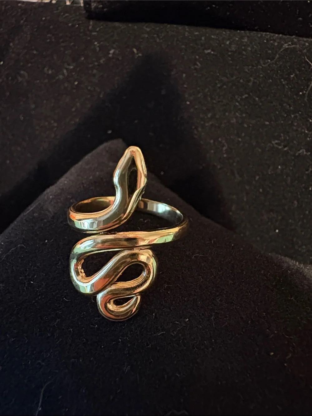 Lolo’s Gold Snake Wrap Ring - adjustable
